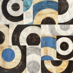 Cuadro abstracto geometrico en canvas. Sandro Nava, Addendum II