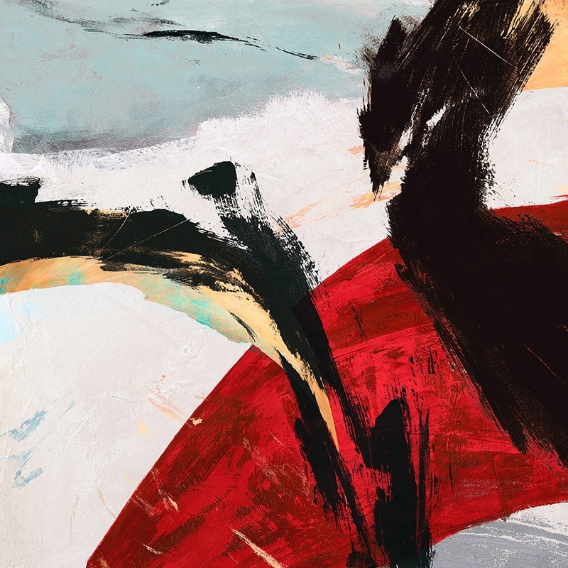 Cuadro abstracto moderno en canvas. Jim Stone, Ride the Tiger I