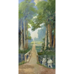 Wall art print and canvas. Franz Strahalm, Country path