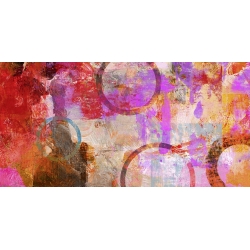 Cuadro abstracto moderno en canvas. Amber King, Circle Circus