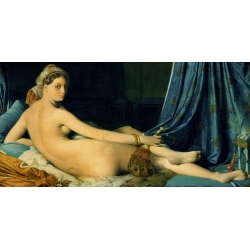 Cuadro en canvas. Jean-Auguste-Dominique Ingres, La gran odalisca