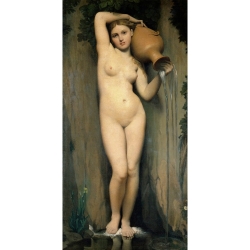 Tableau sur toile. Jean-Auguste-Dominique Ingres, La source