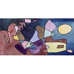 Tableau sur toile. Paul Klee, Dramatic Landscape
