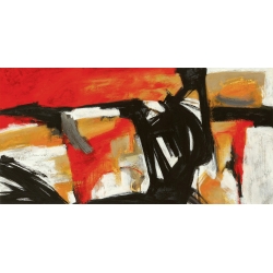 Cuadro abstracto moderno en canvas. Jim Stone, Into the fire