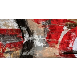 Cuadro abstracto moderno en canvas. Jim Stone, Red Tornado