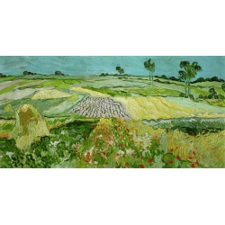 Tableau sur toile. Vincent van Gogh, La plaine d'Auvers