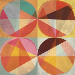 Cuadro abstracto geometrico en canvas. Kaj Rama, Chromatica I