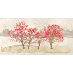 Cuadro árbol en canvas. Alessio Aprile, A Crimson Tale