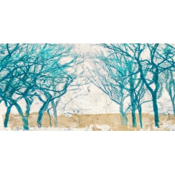 Wall art print and canvas. Alessio Aprile, Turquoise Trees
