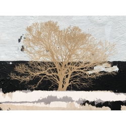 Cuadro árbol en canvas. Alessio Aprile, Golden Tree