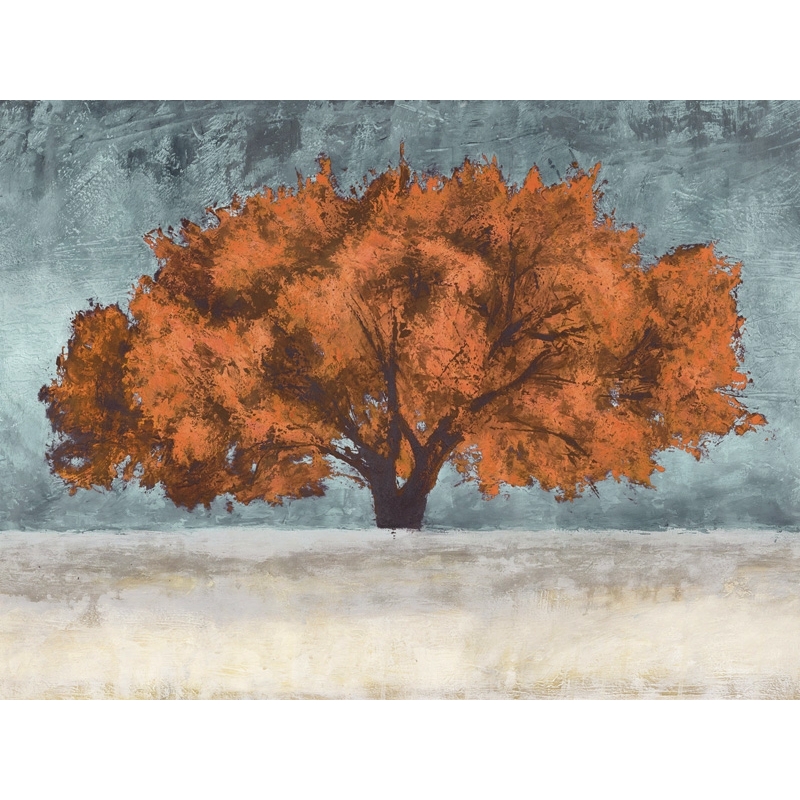 Wall art print and canvas. Jan Eelder, Orange Oak