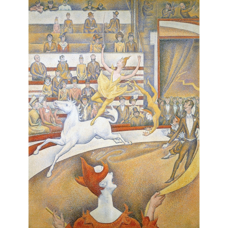 Cuadro famoso en canvas. Georges Seurat, El circo