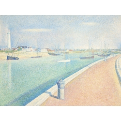 Cuadro en canvas. Georges Seurat, El canal de Gravelines, Petit Fort Philippe