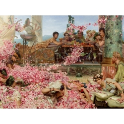 Quadro, stampa su tela. Lawrence Alma-Tadema, The rose di Eliogabalo