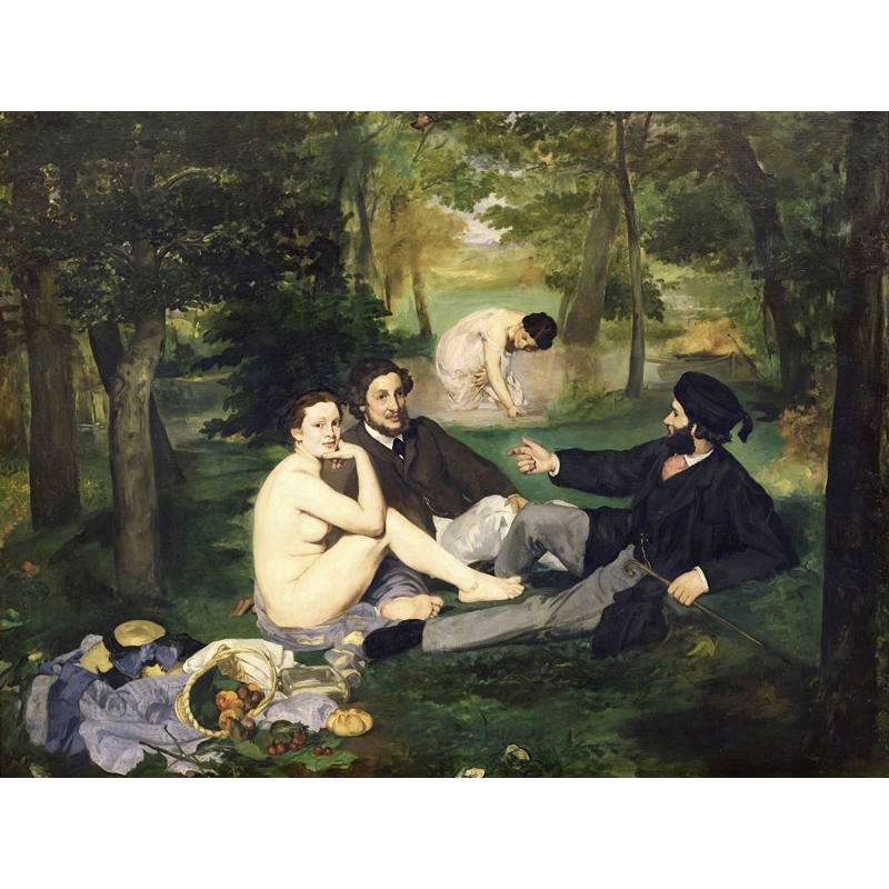 Wall art print and canvas. Edouard Manet, Le déjeuner sur l'herbe
