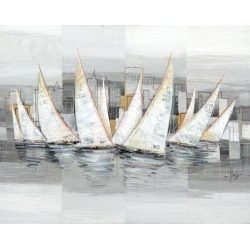 Cuadros de barcos en canvas. Florio, Regata