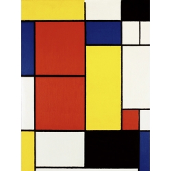 Cuadro abstracto en canvas. Piet Mondrian, Composition II