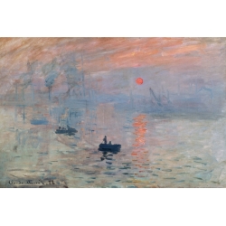 Tableau sur toile. Claude Monet, Impression au soleil levant