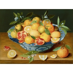 Tableau sur toile. Jacob van Hulsdonck, Nature morte aux citrons