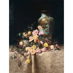 Wall art print and canvas. Milne Ramsey, Still Life with Roses