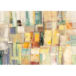 Cuadro abstracto moderno en canvas. Lucas, Colores de primavera