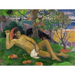 Wall art print and canvas. Paul Gauguin, Te arii vahine (The King's Wife)