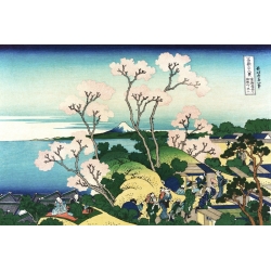 Tableau Japonais. Katsushika Hokusai, La colline de Goten-yama