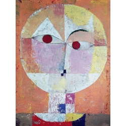 Tableau sur toile. Paul Klee, Senecio (détail)