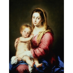 Wall art print and canvas. Bartolomé Esteban Murillo, The Virgin and Child