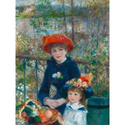 Tableau sur toile. Renoir, Les deux sœurs (Sur la terrasse)