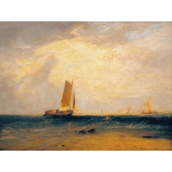 Tableau sur toile. Turner William, La marée 