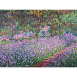 Cuadro en canvas. Claude Monet, El jardín del artista en Giverny
