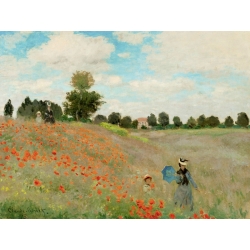 Tableau sur toile. Claude Monet, Coquelicots