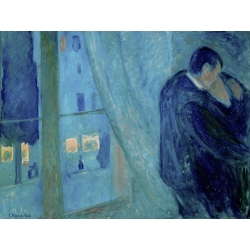 Cuadro en canvas. Edvard Munch, El beso