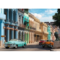 Tableau sur toile. Gasoline Images, Rue de La Havane, Cuba