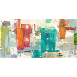 Abstract wall art print and canvas. Anne Munson, Paused Events