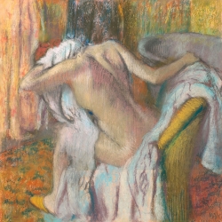 Cuadro en canvas. Degas Edgar, Después del baño I