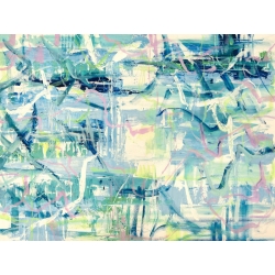 Modern abstract on canvas. Lucas, Agua de Mar