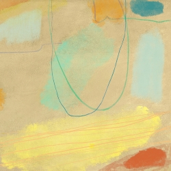 Cuadro moderno abstracto en lienzo. Chaz Olin, Scribbles II