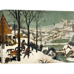 Wall art print and canvas. Bruegel the Elder, Hunters in the Snow (Winter)