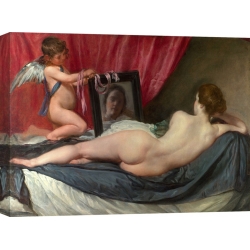 Tableau sur toile. Diego Velázquez, Le baiser de Vénus
