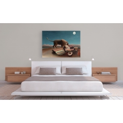 Wall art print and canvas. Henri Rousseau, The Sleeping Gypsy
